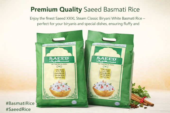 Saeed Classic Biryani Rice - Saeed Classic Biryani White Basmati Rice 5kg