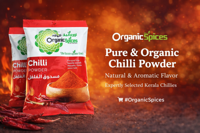 Organic Chilli Powder - Organic Spices Chilli Powder (200g)