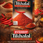 Tikhalal Hot & Red Chilli Powder - Tikhalal Hot & Red Chilli Powder - 100g