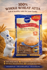 Pillsbury Chakki Atta - Pillsbury Chakki Atta – 100% Whole Wheat Flour - 5kg
