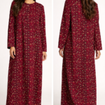 Women’s Leopard Print Long Dress - Women’s Leopard Print Long Dress