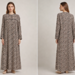 Leopard Print Long Dress - elegant Leopard Print Long Dress