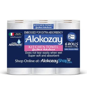 Alucozy kitchen towels - مناديل مطبخ ألوكوزاي 2 طبقة