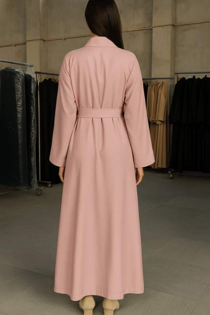 light pink abaya - عباءة وردية فاتحة