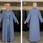 blue abaya - عباءة زرقاء