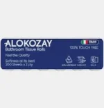 Alokozay toilet paper - مناديل الحمام / ورق التواليت من ألوكوزاي - 12 لفة، 200 ورقة × 2 طبقة