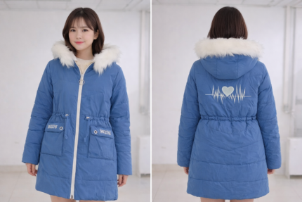 Winter Padded Hooded Coat - Winter Padded Hooded Coat.