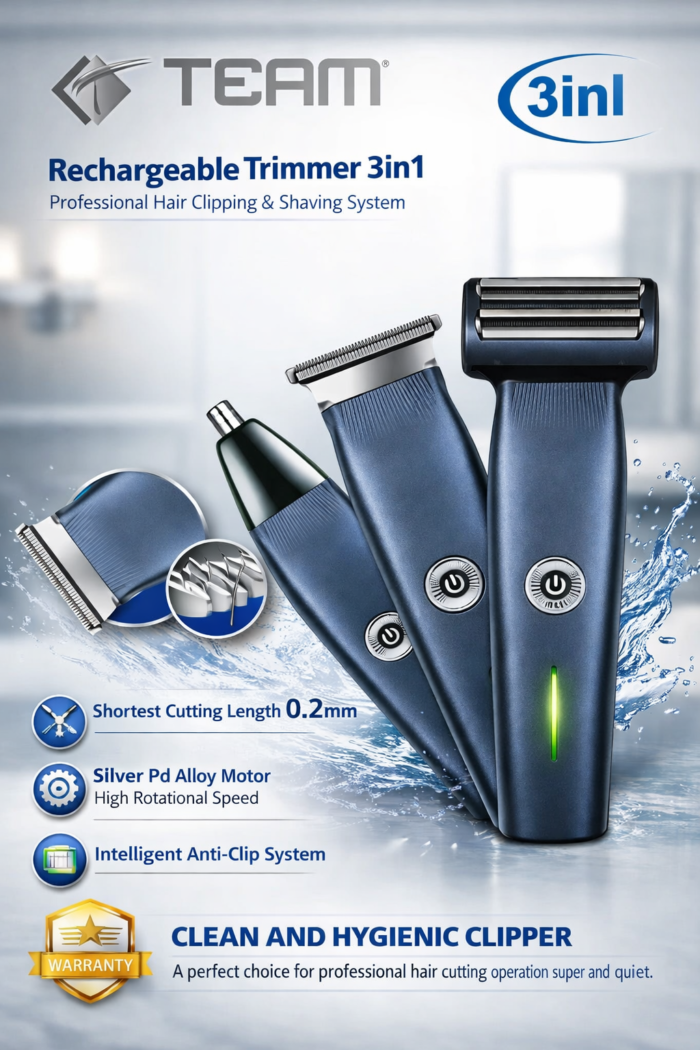TEAM 3-in-1 Rechargeable Trimmer - Image 2