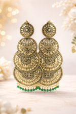 Antique Gold Chandelier Earrings - Antique Gold Chandelier Earrings