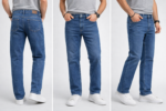 classic blue denim jeans - classic blue denim jeans designed for comfort