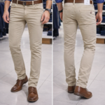 men's chino pants - سروال تشينو ضيق للرجال