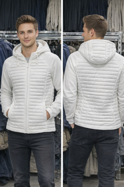 Hooded Puffer Jacket - Hooded Puffer Jacket
