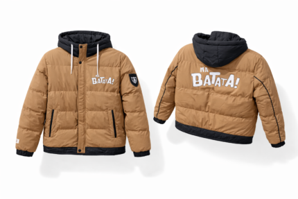 men's hooded puffer jacket - جاكيت بافر بغطاء للرأس للرجال