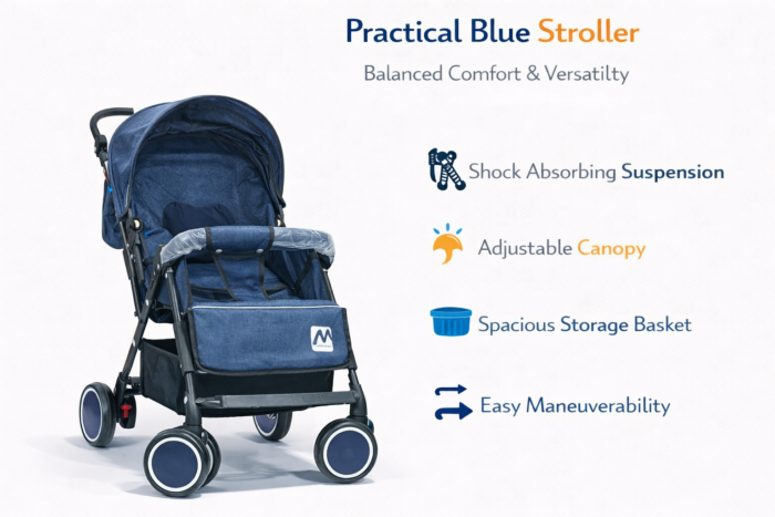 practical baby stroller - BlueEase Practical Baby Stroller