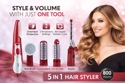 Sanford 5-in-1 Hair Styler - Sanford 5-in-1 Hair Styler