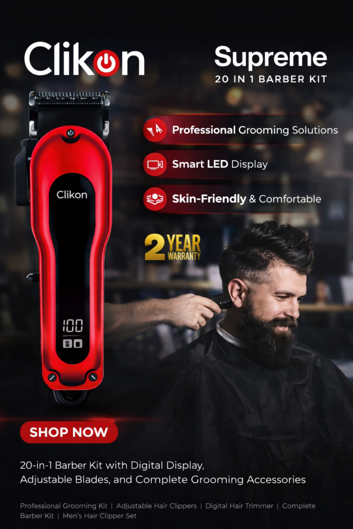 Clikon Supreme 20-in-1 Barber Kit - Clikon Supreme 20-in-1 Barber Kit