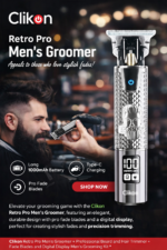 Clikon Retro Pro Men’s Groomer - Clikon Retro Pro Men’s Groomer – Precision Meets Style