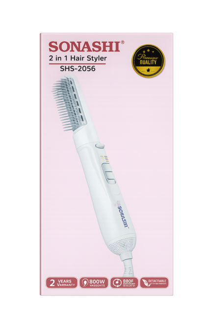 Sonashi SHS-2056 hair styler - Sonashi SHS-2056 2-in-1 Hair Styler