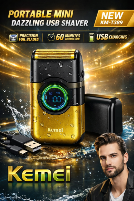 Kemei KM-1389 Electric Shaver - Kemei KM-1389 Rechargeable Electric Shaver