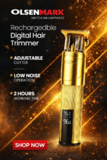 rechargeable digital hair trimmer - Rechargeable Digital Hair Trimmer – Professional Precision & Style