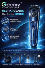 Geemy GM-6675 hair trimmer - Product Description – Geemy Professional Rechargeable Hair Trimmer GM-6675