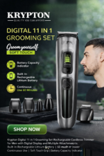 Krypton 11-in-1 grooming set - Krypton Digital 11-in-1 Grooming Set