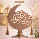 Crescent Moon Table Decor - Ramadan Kareem Crescent Moon Table Decor (فانوس ,هلال,رمضان كريم)