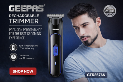 Geepas Rechargeable Trimmer GTR8676N - Geepas Rechargeable Trimmer GTR8676N