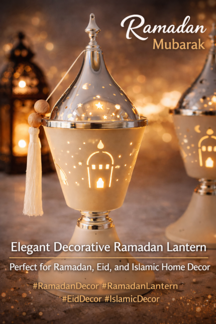 Elegant Decorative Ramadan Lantern - Ramadan and Eid decor Elegant Decorative Lantern. هلال ، فانوس ، رمضان كريم