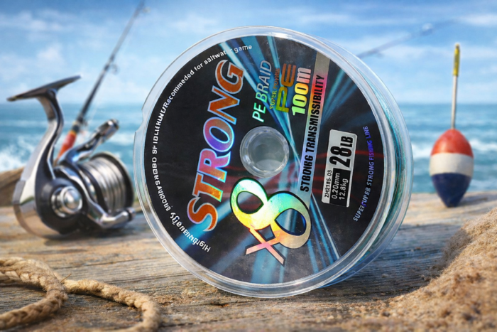 Strong X8 PE Braided Fishing Line – 100m (28LB / 0.20mm)
