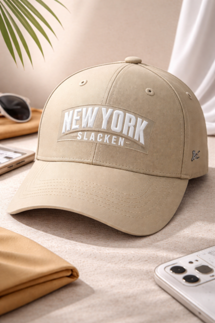 New York Slacken baseball cap - قبعة بيسبول نيويورك سلاكن – قبعة كاجوال قابلة للتعديل
