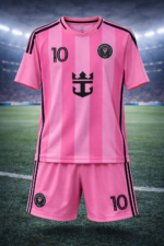 Pink Football Jersey Set #10 – Fan Edition (Shirt & Shorts)(Ferr Size)