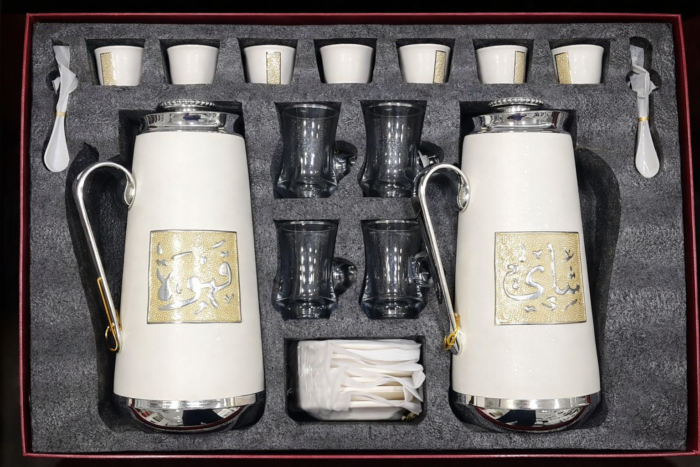 29-piece tea and coffee set - طقم الشاي والقهوة 29 قطعة