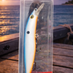 Attacker Minnow Floating Fishing Lure – Orange & White