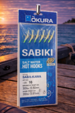 Okura Sabiki Saltwater Hot Hooks Rig – SABA-KAWA Size 16