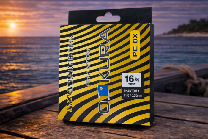 Okura Phantom PE 8X fishing line - خط صيد أوكورا فانتوم PE 8X – 16 كجم / 0.20 مم