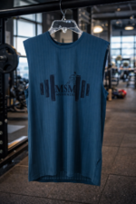 MSM sleeveless gym tank top - MSM Mushmine Sleeveless Gym Tank Top – Performance Training Shirt(Free Size)