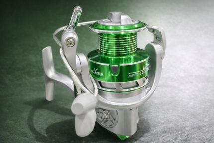 high-speed spinning reel - بكرة صيد دوارة – نسبة تروس عالية السرعة مع نظام سحب سلس