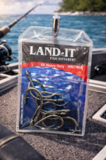 heavy duty fishing hooks - LAND-IT Heavy Duty Fishing Hooks – 4X Strength