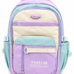 green and purple backpack - حقيبة خضراء وبنفسجية
