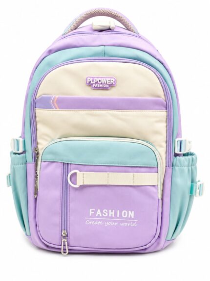 green and purple backpack - حقيبة خضراء وبنفسجية
