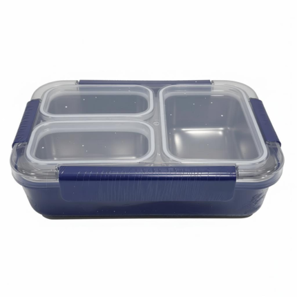 portable food container - حاوية طعام محمولة باللون الأزرق الداكن