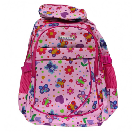 pink children's backpack - pink butterflieschildrens backpack