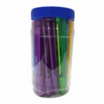 roller ball pens - أقلام رولر بول (أرجواني، أخضر، أصفر)