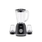 Black+Decker 400W Countertop Blender with 2 Grinder Mills (1.5L) (BX365-B5) - خلاط كهربائي مع مطحنة من بلاك اند ديكر 400 واط – موديل BX365-B5