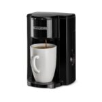 Black+Decker 330W Single-Cup Drip Coffee Maker with Ceramic Mug (DCM25N-B5) - صانعة وماكينة القهوة المقطرة من بلاك اند ديكر – موديل DCM25N-B5