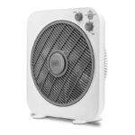 Black+Decker 12-Inch 3-Speed Oscillating Louver Box Fan (FB1220-B5) - مروحة صندوقية من بلاك اند ديكر – موديل FB1220-B5