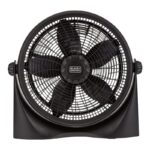Black+Decker 16-Inch Quiet 3-Speed Floor & Table Box Fan (FB1620-B5) - مروحة صندوقية من بلاك اند ديكر – موديل FB1620-B5