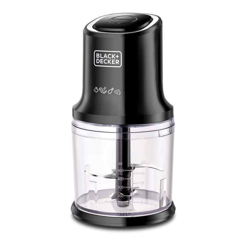 Black+Decker 500W Vertical Electric Food Chopper (FC500-B5) - قطاعة ومفرمة طعام كهربائية من بلاك اند ديكر 500 واط – موديل FC500-B5