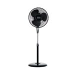 Black+Decker 16-Inch Pedestal Stand Fan with Remote Control & Timer (FS1620R-B5) - مروحة عامودية بقاعدة من بلاك اند ديكر 16 بوصة – موديل FS1620R-B5
